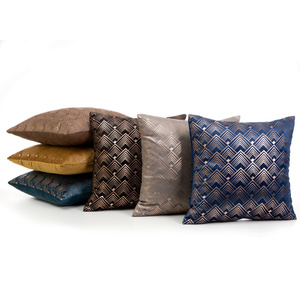 Poszewka 40 x 40 Dekoracyjna Velvet Elen Nieb+Sza