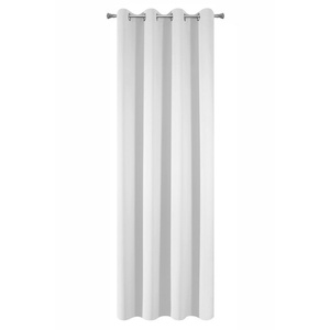 Curtain 135 x 250 Decorative Blackout Logan White
