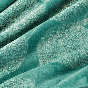 BLANKET 150 X 200 MICROFIBER GINKO2 TURQUOISE