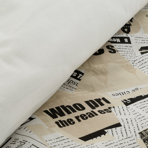 Cotton Bedding Set 220 x 200 3 pcs Sonia 39