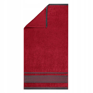 Towel 50 x 90 Cotton Panama 500g/m2 Red