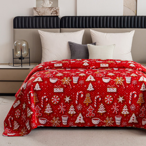 Narzuta 220 x 240 Tłoczona Świąteczna Levent 3237