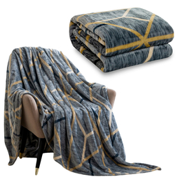 Koc 200 x 220 Mikrofibra Gładka Inger 12