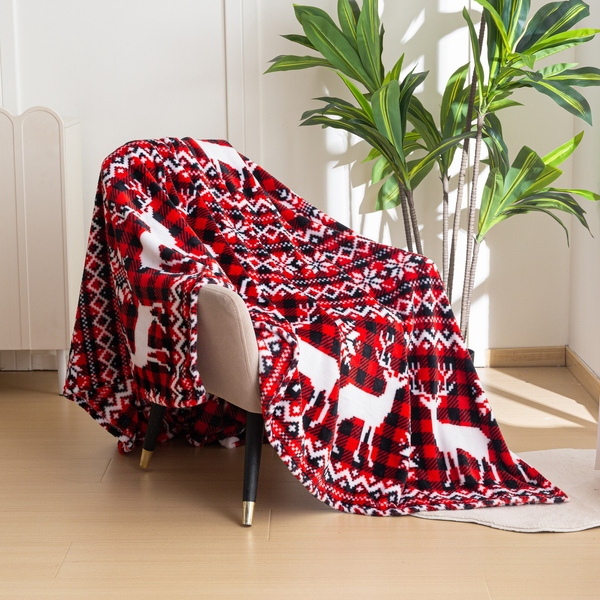 Koc 160 x 200 Mikrofibra Świąteczna Donato 11