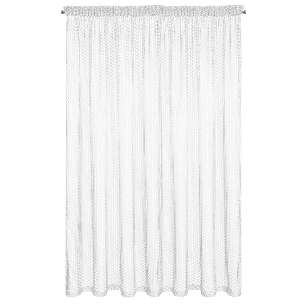 Firana Dekoracyjna Gotowa Aiden Bia 300 x 270 Taś