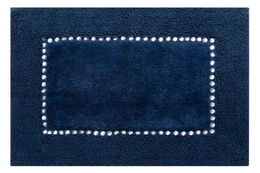 Cotton Rug 50 x 70 Chic Navy Blue