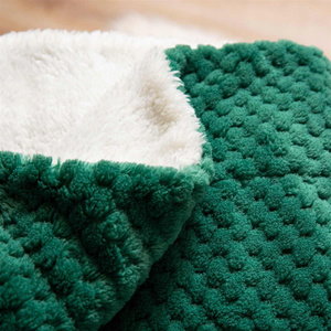 Koc 150 x 200 Mikrofibra Baranek Sherpa Butelkowy