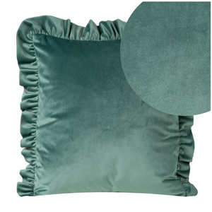 45 x 45 Decorative VELVET 25/O C pillowcase. Mint