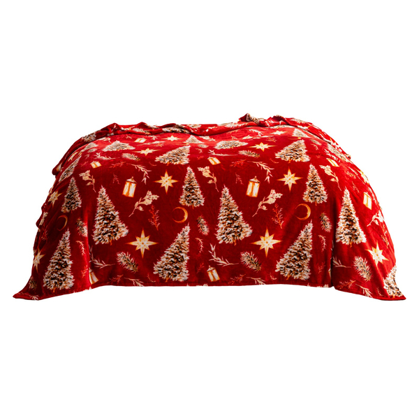 Koc 200 x 220 Mikrofibra Świąteczna Donato 14