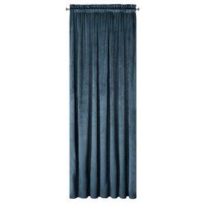 Pierre Cardini Tape Curtain 140 x 300 Navy Blue