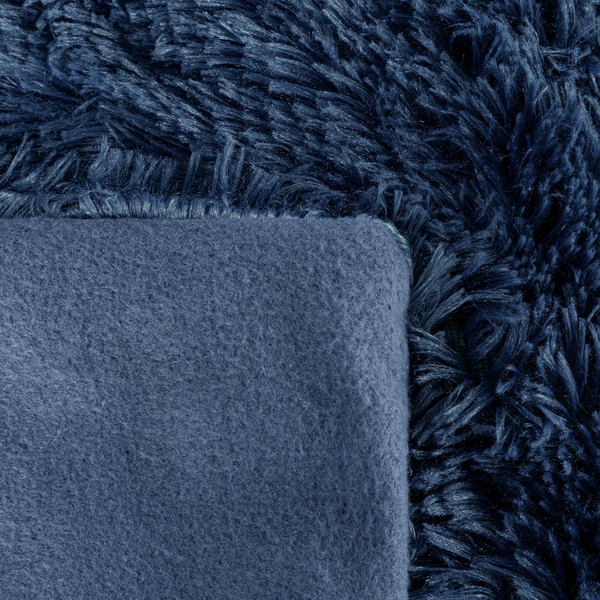 Blanket 150 x 200 Double-sided Fur Tifany1 Navy Blue