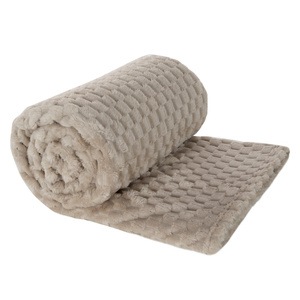 Koc 200 x 220 Mikrofibra Design Cindy6 Beż