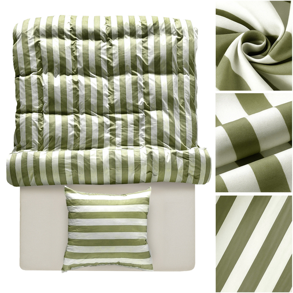 Pościel 140 x 200 2cz Mikrofibra w Pasy Eusebia Home 08