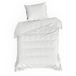 Pościel 140 x 200 2cz Satyna Bawełniana Vera Biały