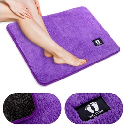 40 x 60 Bathroom Microfiber Rug Welcome 06
