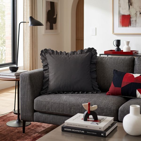 Poszewka 45 x 45 z Falbaną Luxury Jowita 01