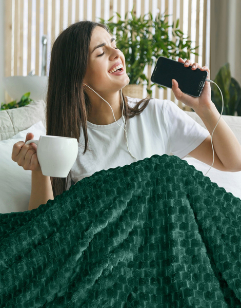 Koc 150 x 200 Mikrofibra Design Cindy6 C.Zieleń