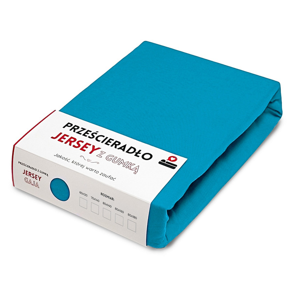 Prześcieradło 60 x 120 Jersey z Gumką Gaja 12