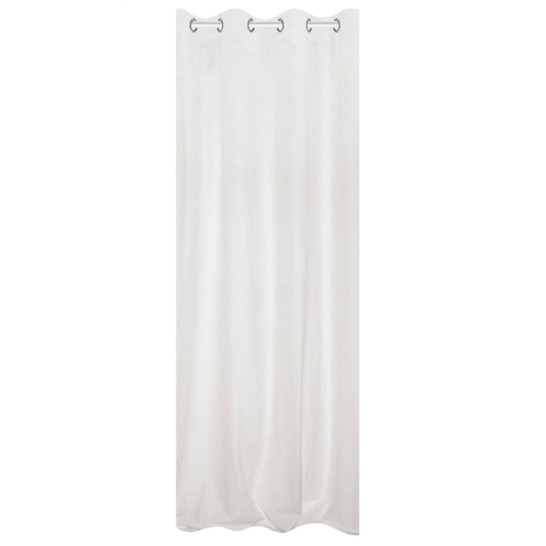Zasłona 140 x 250 Dekoracyjna Velvet Soft Biały