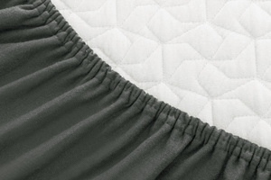 Jersey sheet with elastic Tyrs 040 Graphite 120x200