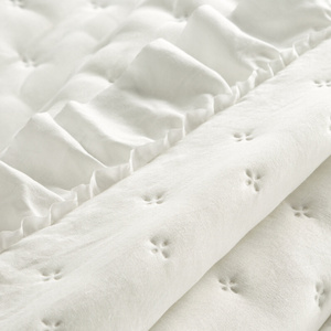 Narzuta 170 x 210 Pikowana Dekoracyjna Libi3 Krem