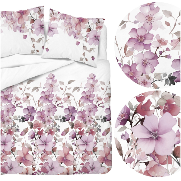 Pościel 220 x 200 3cz Asti Satynowa Bawełna 5478B