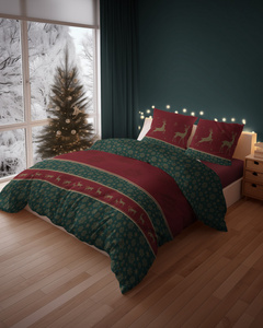 Bedding 160 x 200 3pc Vicenza Cotton pattern 5817A