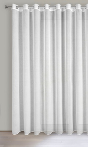 Margo Decorative Curtain 300 x 250 White Drawstrings