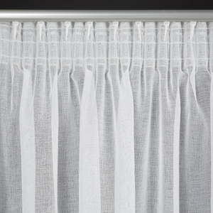 Zasłona 140 x 270 Dekoracyjna Gotowa KAJA 2szt Bia