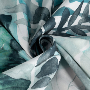 Zasłona Gotowa Adeline Taśma 140 x 250 Bia+Zieleń