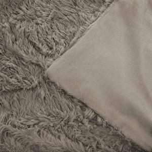 Blanket 200 x 220 Italian Fur Fleecy C.Beige