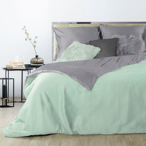 Bedding 140 x 200 2cz Satinova Nova3 J.Grey + Mint