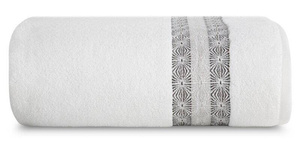 Ręcznik 70 x 140 Kąpielowy Bawełna Malika 01 Biały