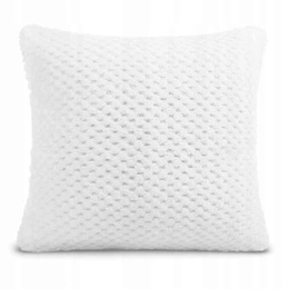 Monte White Decorative Microfiber Pillowcase 40 x 40