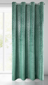 Decorative Curtain D91 Moly 140 x 250 Green
