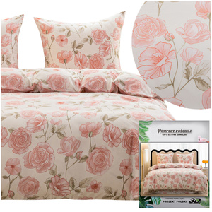 Bedding 160 x 200 3pcs Satin Maria 3092