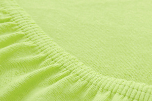 Jersey sheet with elastic 052_D Lime 200x220