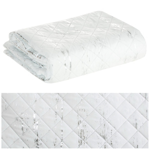 Narzuta 170 x 210 Pikowana Nadruk Blink/1 Biały+Sr