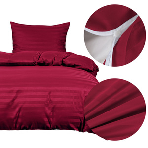 Bedding 140 x 200 2pcs Satin Stripes Ramiro 11