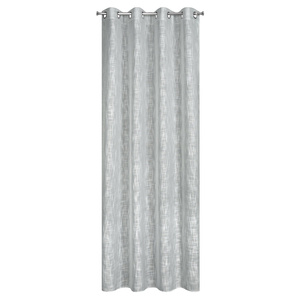 Curtain 140 x 250 Decorative Liren Silver Drawstrings