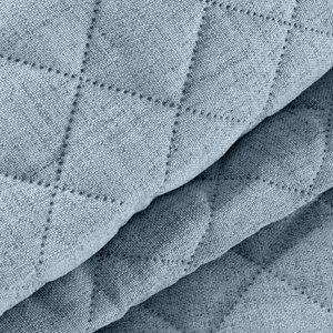 Narzuta 170 x 210 Pikowana Len1 Niebieski