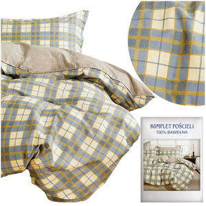 Bedding 160 x 200 3pcs Cotton Satin no. A1808