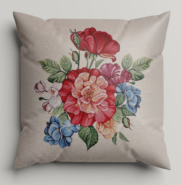 Decorative 45 x 45 Tapestry Pillowcase Nadia 42
