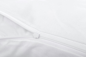 Cotton Pillowcase 40 x 40 Hotel Smooth Zipper Juan