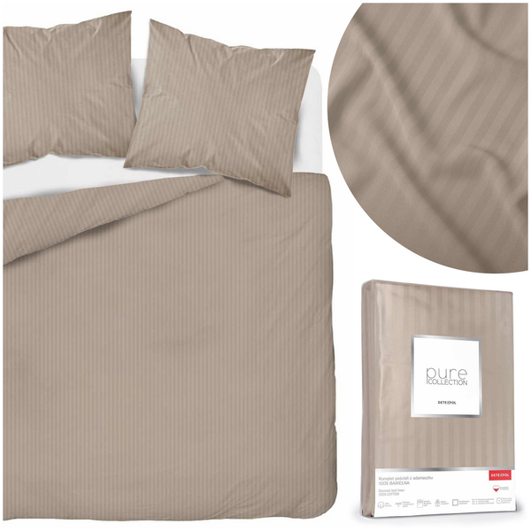 Bedding 160 x 200 3pc Satin Cotton Pure 10