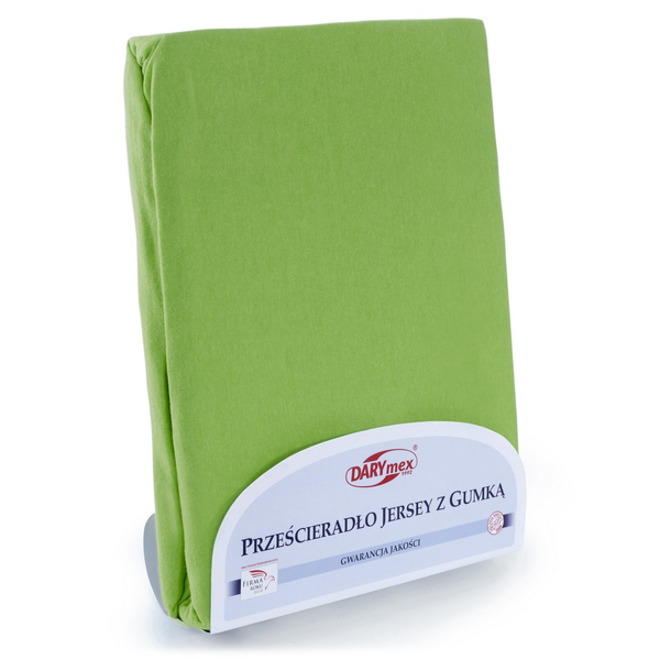 Prześcieradło Jersey z Gumką 025_D Ciemny Zielony 140x200