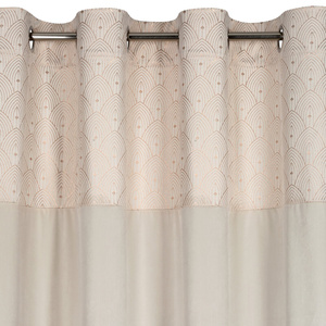 Curtain 140 x 250 Decorative Drawstring Agnes Cream