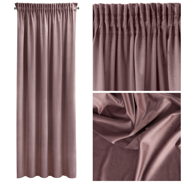 Zasłona 140 x 270 Dekoracyjna Pierre Cardin Sibel Puder