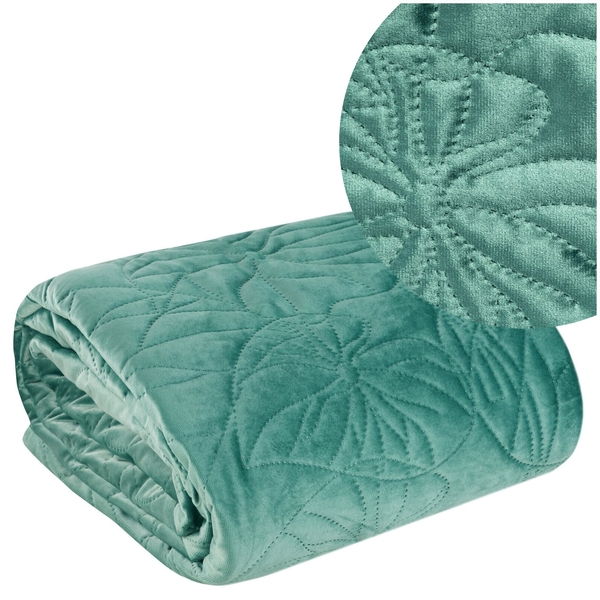 Narzuta 280 x 260 Dekoracyjna Velvet SALVIA1 SZAŁW