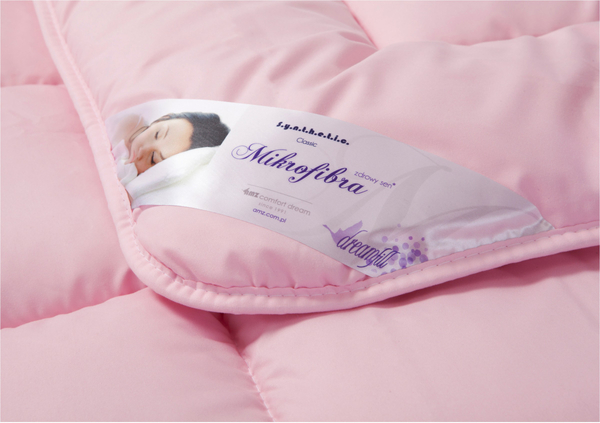 Kołdra Letnia Synthetic Zdrowy Sen Róż 135x200